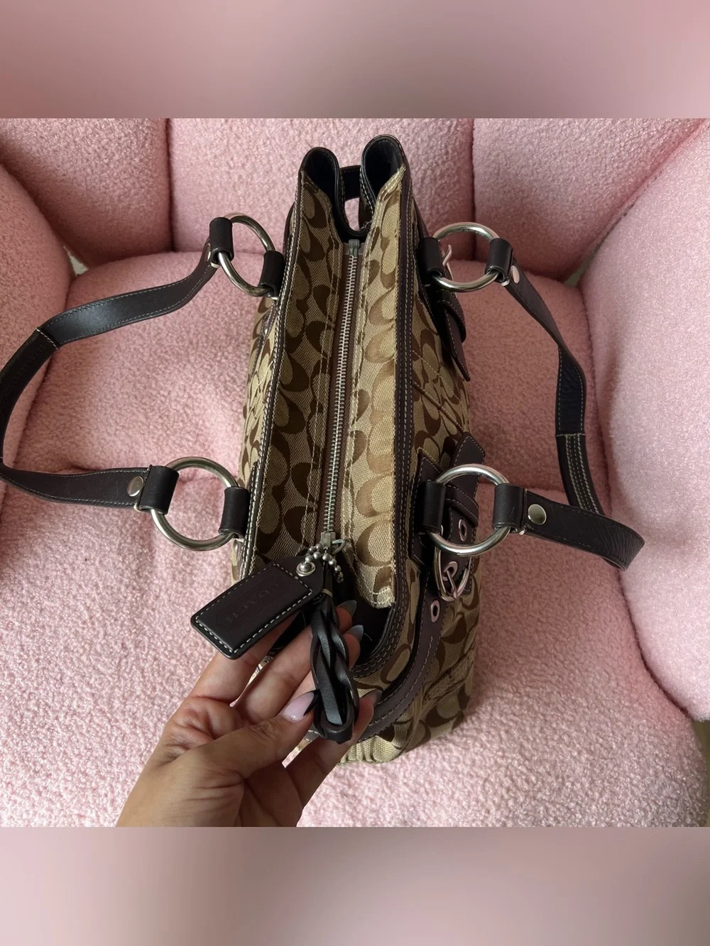 Coach Soho Signature Jacquard Satchel